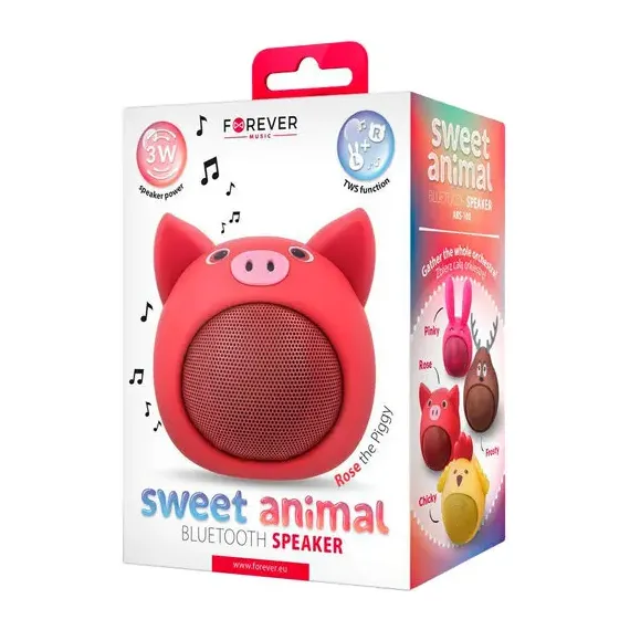 BOXA PORTABILA FOREVER ABS-100, ROZ