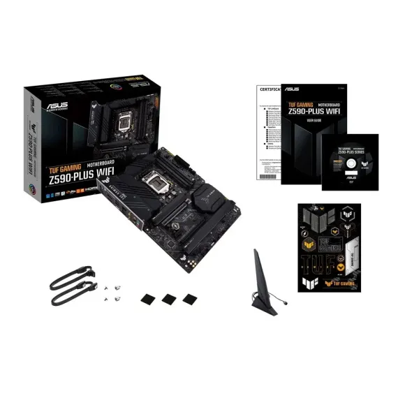 МАТЕРИНСКАЯ ПЛАТА ASUS TUF GAMING Z590-PLUS WIFI, LGA1200, INTEL Z590, ATX