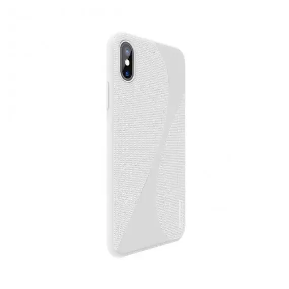 HUSA TIP CARTE NILLKIN IPHONE X - FLEX CASE II, WHITE