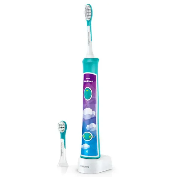 ЗВУКОВАЯ ЗУБНАЯ ЩЕТКА PHILIPS SONICARE FOR KIDS HX6322/04, БИРЮЗОВЫЙ
