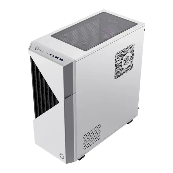 CARCASA PC GAMEMAX CONTAC COC, MIDI-TOWER, ATX, ALB/NEGRU