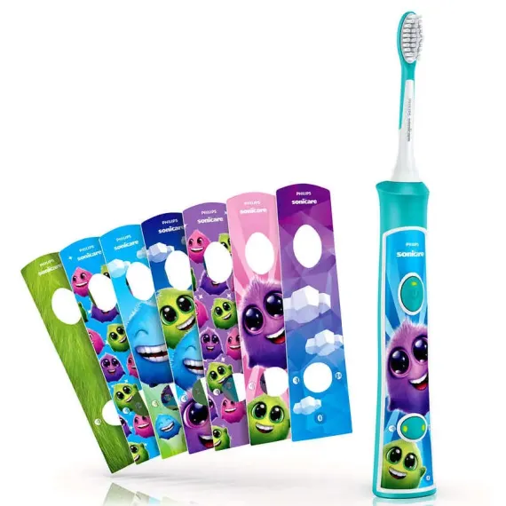 ЗВУКОВАЯ ЗУБНАЯ ЩЕТКА PHILIPS SONICARE FOR KIDS HX6322/04, БИРЮЗОВЫЙ