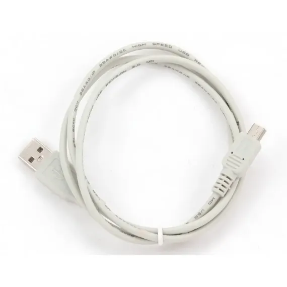 CABLU INCARCARE SI SINCRONIZARE CABLEXPERT CC-USB2-AM5P-3, USB TYPE-A/USB TYPE-B, 0,9M, ALB