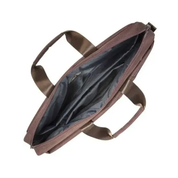 СУМКА ДЛЯ НОУТБУКА RIVACASE BISCAYNE, 15.6", ПОЛИЭСТЕР, КОРИЧНЕВЫЙ