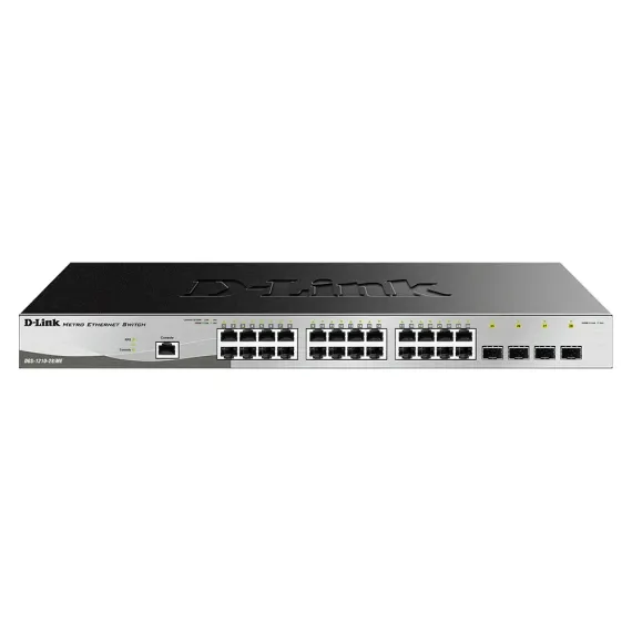 СЕТЕВОЙ КОММУТАТОР D-LINK DGS-1210-28/ME, 24X 10/100/1000 МБИТ/С, 4X SFP