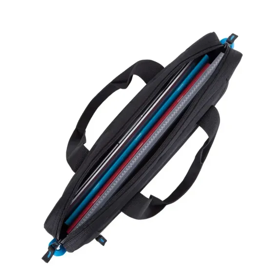 СУМКА ДЛЯ НОУТБУКА RIVACASE REGENT, 15.6", ПОЛИЭСТЕР, ЧЁРНЫЙ