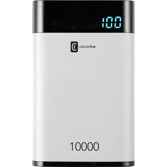 ACUMULATOR EXTERN CELLULARLINE FREEPOWER MANTA 10000, 10000MAH, ALB
