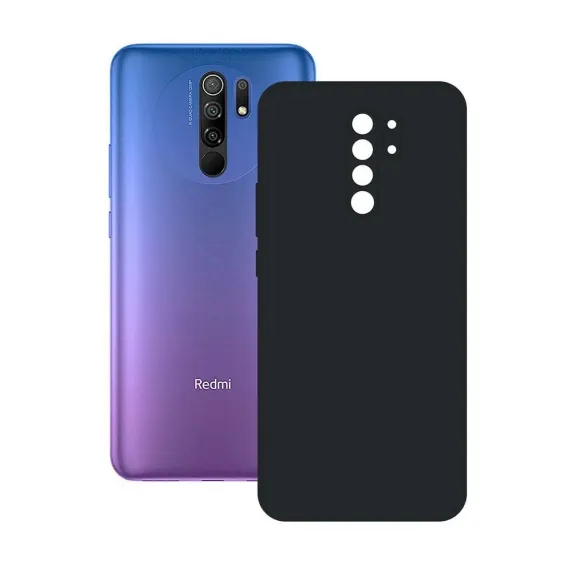 HUSA XCOVER REDMI 9 - SOFT TOUCH (MICROFIBER), NEGRU
