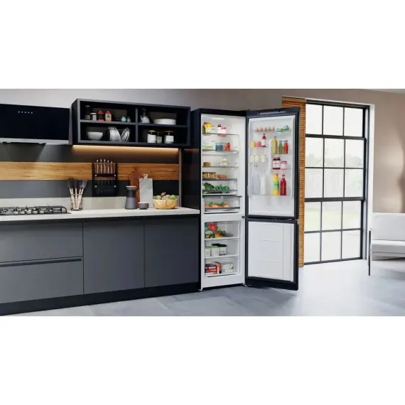 ХОЛОДИЛЬНИК HOTPOINT-ARISTON HTR 8202I BX O3, ЧЁРНЫЙ
