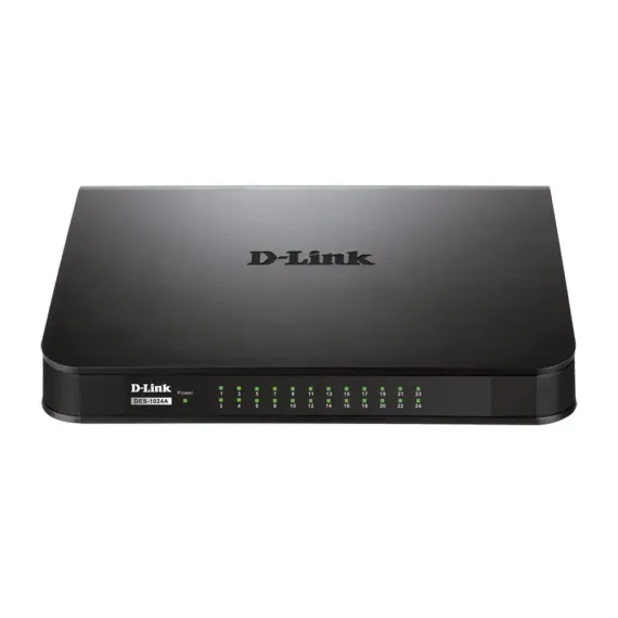 СЕТЕВОЙ КОММУТАТОР D-LINK DES-1024A, 24X 10/100 МБИТ/С
