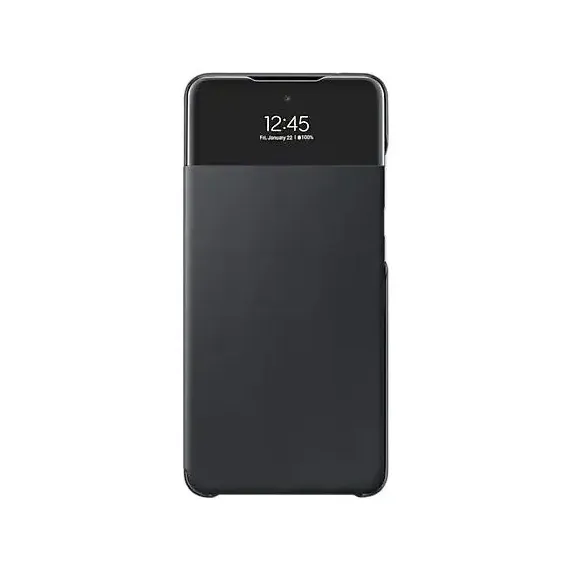 ЧЕХОЛ КНИЖКА SAMSUNG S VIEW WALLET COVER GALAXY A52, ЧЁРНЫЙ