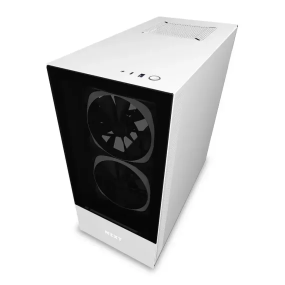 CARCASA PC NZXT H510 ELITE, MIDI-TOWER, ALB