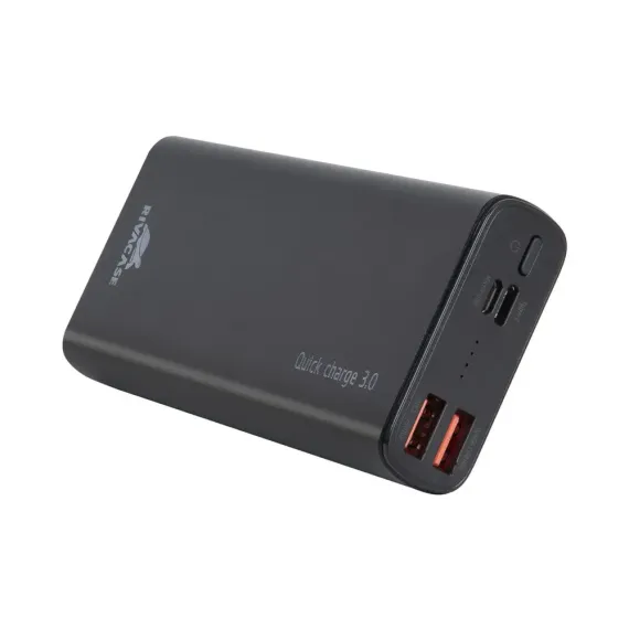 ACUMULATOR EXTERN RIVACASE VA1074, 20000MAH, NEGRU