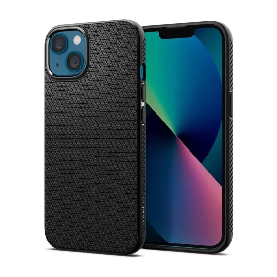 HUSA SPIGEN IPHONE 13 MINI, LIQUID AIR, NEGRU MAT