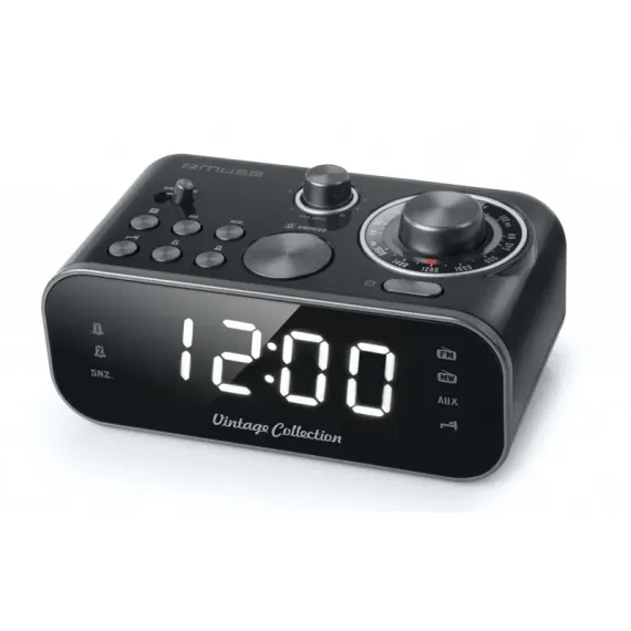 RADIO PORTABIL MUSE M-18 CRB, NEGRU