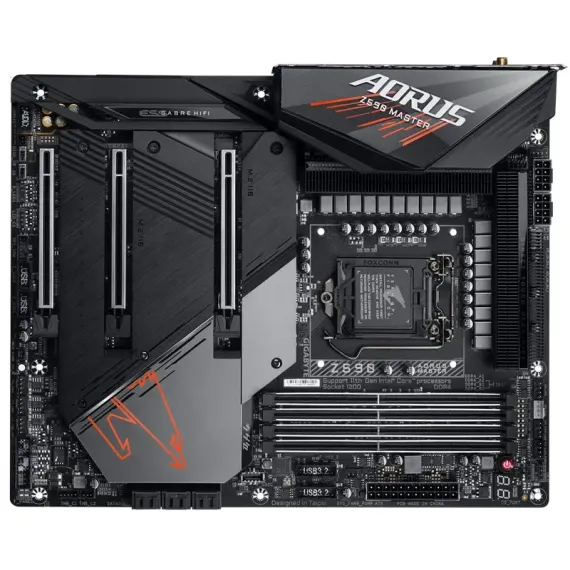 PLACA DE BAZA GIGABYTE Z590 AORUS MASTER, LGA1200, INTEL Z590, ATX