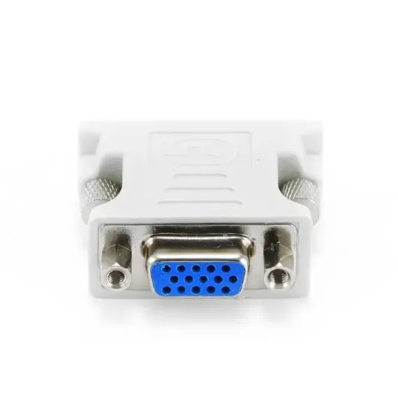 ВИДЕОАДАПТЕР CABLEXPERT A-DVI-VGA, DVI-I (M) - VGA D-SUB (F), БЕЛЫЙ