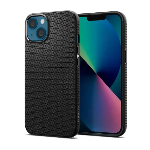 HUSA SPIGEN IPHONE 13, LIQUID AIR, NEGRU MAT