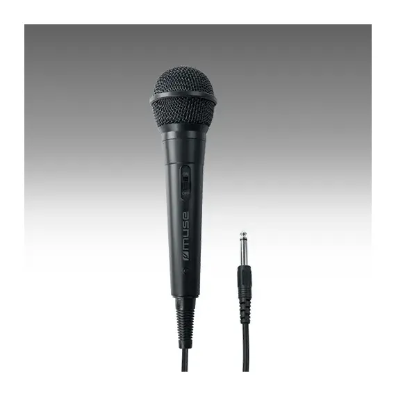 MICROFON KARAOKE MUSE MC-20 B, CU FIR, NEGRU