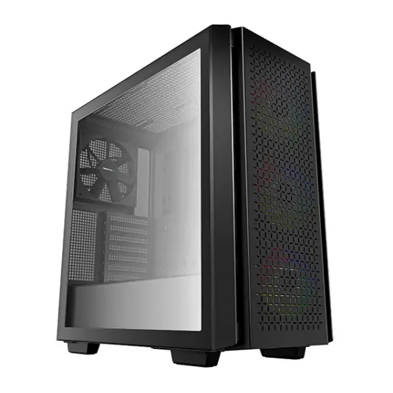 КОМПЬЮТЕРНЫЙ КОРПУС DEEPCOOL CG560, MIDI-TOWER, ATX PS2 , ЧЁРНЫЙ