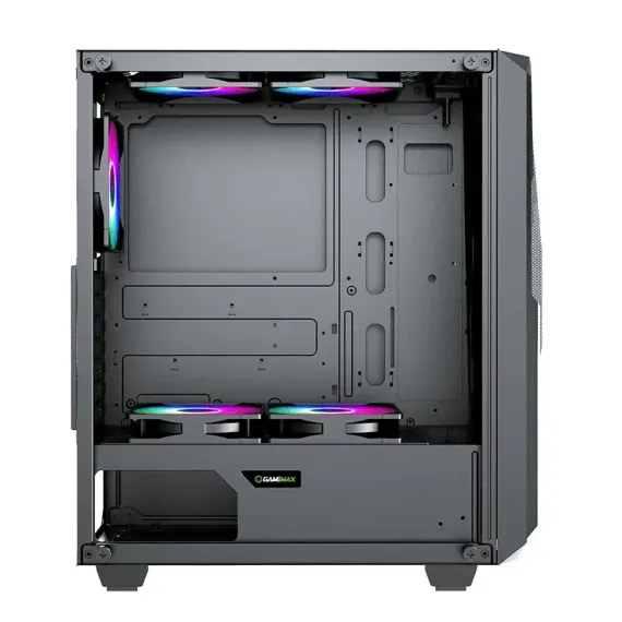 CARCASA PC GAMEMAX REVOLT, MIDI-TOWER, ATX, NEGRU