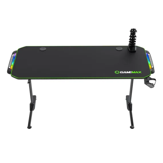 ИГРОВОЙ СТОЛ GAMEMAX D140-CARBON RGB, ЧЁРНЫЙ