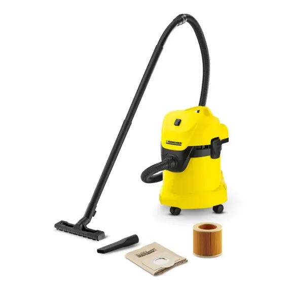 ТРАДИЦИОННЫЙ ПЫЛЕСОС KARCHER WD 3, ЖЁЛТЫЙ