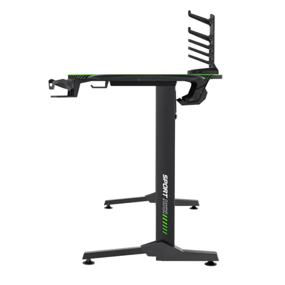 ИГРОВОЙ СТОЛ GAMEMAX D140-CARBON RGB, ЧЁРНЫЙ