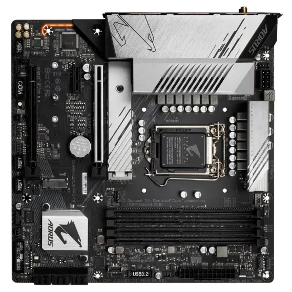 PLACA DE BAZA GIGABYTE B560M AORUS PRO AX, LGA1200, INTEL B560, MICRO-ATX