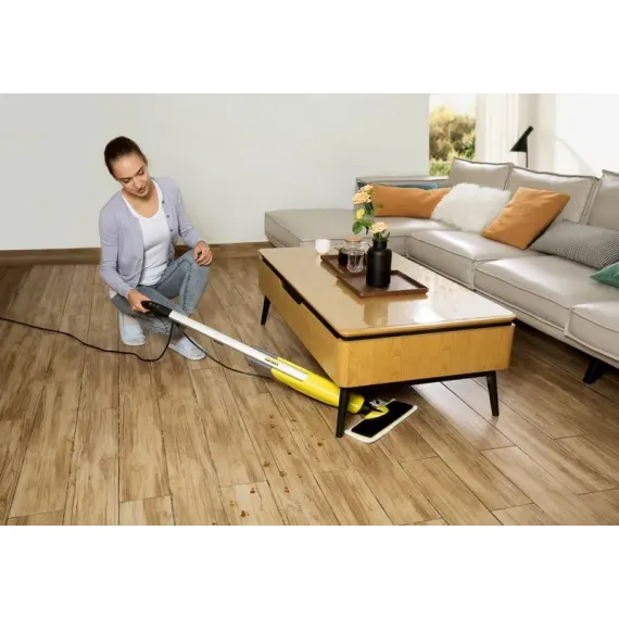 APARAT DE CURATAT CU ABUR KARCHER SC 2 UPRIGHT EASYFIX, GALBEN