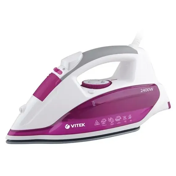 УТЮГ VITEK VT-1262, 2400ВТ, РОЗОВЫЙ