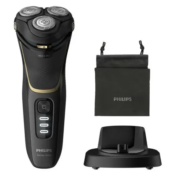 APARAT DE RAS ELECTRIC PHILIPS SHAVER SERIES 3000 S3333/54, NEGRU