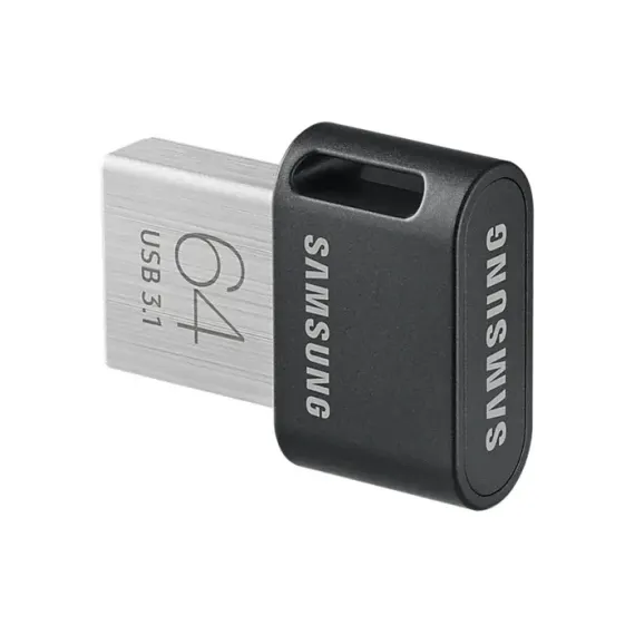 USB FLASH НАКОПИТЕЛЬ SAMSUNG FIT PLUS, 64ГБ, СЕРЫЙ