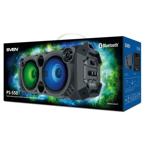 BOXA PORTABILA SVEN PS-550, NEGRU