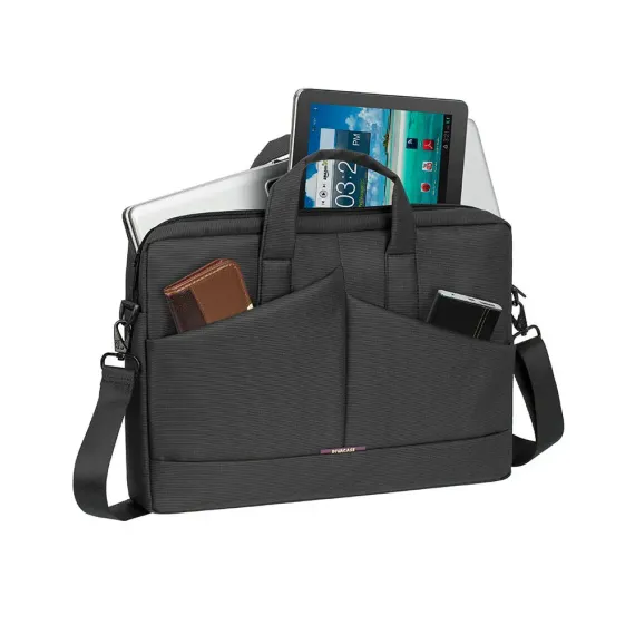 GEANTA PENTRU LAPTOP RIVACASE TIVOLI, 15.6", POLIESTER, GRI