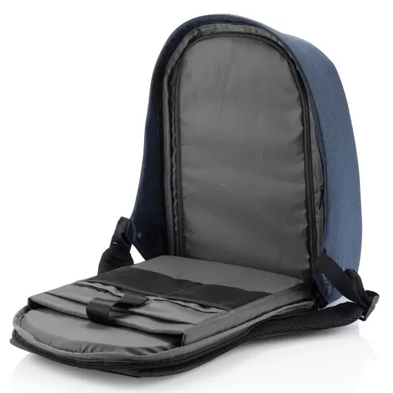 RUCSAC PENTRU LAPTOP BOBBY PRO, 15.6", PIELE ARTIFICIALA, ALBASTRU INCHIS