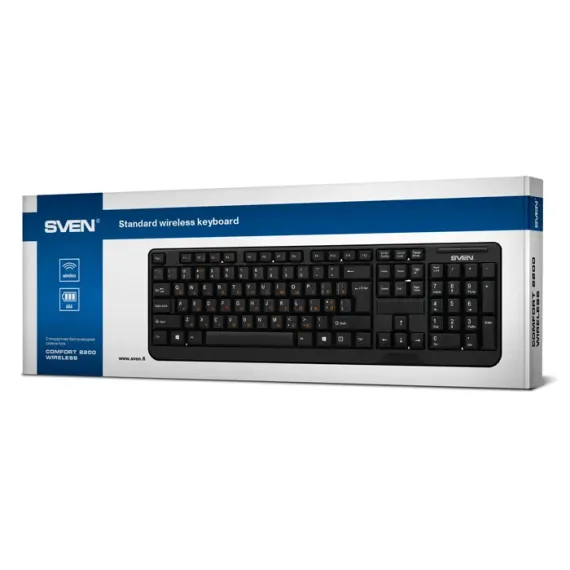 TASTATURA SVEN KB-C2200W, FARA FIR, NEGRU