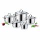 716410 Set cratite inox AMBITION, 10 piese