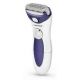 Shaver Esperanza ARUBA EBG003B White-Blue Wooman , Ergonimic shape and modern design, Gentle & fast, Shaving silky skin in seconds, Bikini trymer comb