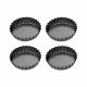 623110 Set forme de copt cu margini ondulate DEL?CIA ¤ 10 cm, 4 buc