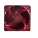 120mm Case Fan - XILENCE XPF120.TR Fan, Red LED, 120x120x25mm, 1400rpm, <21dBa, 68CFM, hydro bearing, Big 4Pin and 3Pin Molex, Black/Red 120mm Case Fan - XILENCE XPF120.TR Fan, Red LED, 120x120x25mm, 1400rpm, <21dBa, 68CFM, hydro bearing, Big 4Pin and 3Pin Molex, Black/Red