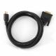 Cable HDMI-DVI - 1.8m - Cablexpert - CC-HDMI-DVI-6, 1.8 m, HDMI to DVI 18+1pin single link,  male-male, Black cable with gold-plated connectors, Bulk Cable HDMI-DVI - 1.8m - Cablexpert - CC-HDMI-DVI-6, 1.8 m, HDMI to DVI 18+1pin single link,  male-male, Black cable with gold-plated connectors, Bulk