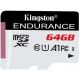 64GB microSD Class10 A1 UHS-I FC Kingston High Endurance, 600x, Up 64GB microSD Class10 A1 UHS-I FC Kingston High Endurance, 600x, Up
