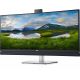 34.0" Монитор для видео-конференций DELL C3422WE / 4K / 21:9 / Black