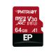 Карта памяти Patriot EP Series microSD + SD adapter / 64GB Карта памяти Patriot EP Series microSD + SD adapter / 64GB