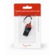Card Reader Gembird FD2-MSD-3, MicroSDHC, Key ring cord, Black/Orange, Card Reader Gembird FD2-MSD-3, MicroSDHC, Key ring cord, Black/Orange,