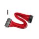 DEEPCOOL "EC300-24P-RD", RED, Extension cable 24 (20+4)-pin ATX, 18AWG fiber wire and a high-quality terminal, wire length 300mm DEEPCOOL "EC300-24P-RD", RED, Extension cable 24 (20+4)-pin ATX, 18AWG fiber wire and a high-quality terminal, wire length 300mm
