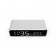 Gembird GMB DAC-WPC-01-S Digital alarm Clock with Wireless charging function, Silver