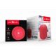 Gembird SPK-BT-15-R, Bluetooth Portable Speaker, 5W RMS, Bluetooth v.5.1, Built-in microphone, microSD, built-in lithium battery - 1200 mAh, FM-radio: power and audio cables are anntena, Red