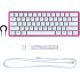 Tastatura HYPERX Alloy Origins 60 Pink, HX Red key switch [572Y6AA#ACB]
